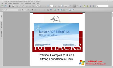 Skärmdump Master PDF Editor för Windows 10