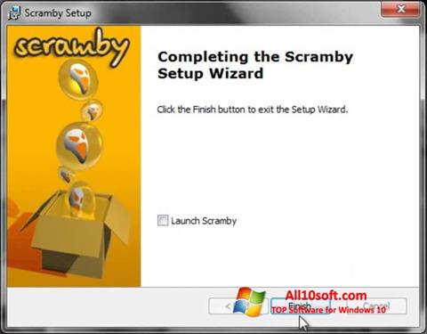 Skärmdump Scramby för Windows 10