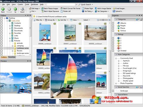 Skärmdump ACDSee Photo Manager för Windows 10