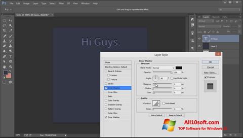 Skärmdump Adobe Photoshop CC för Windows 10