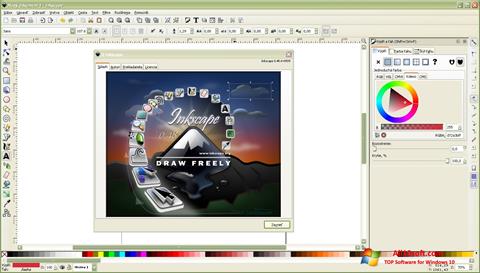 Skärmdump Inkscape för Windows 10