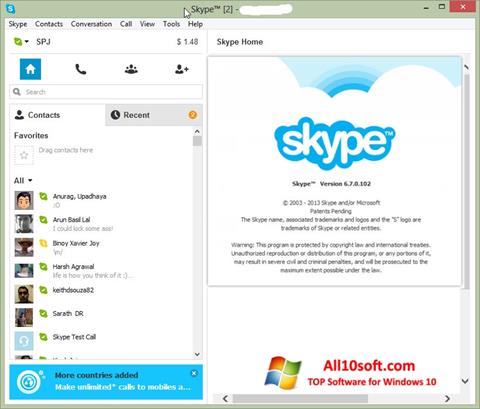 Skärmdump Skype Setup Full för Windows 10
