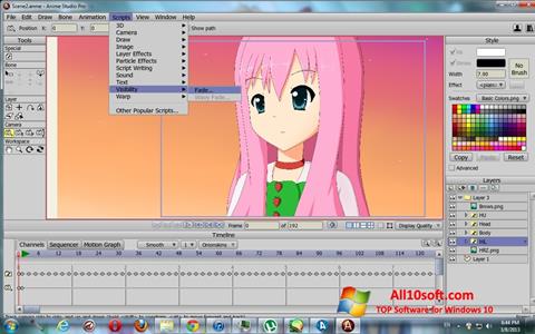 Skärmdump Anime Studio för Windows 10
