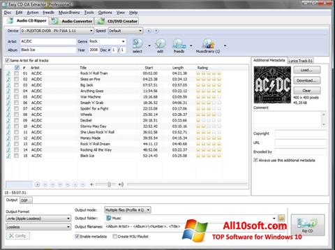 Skärmdump Easy CD-DA Extractor för Windows 10