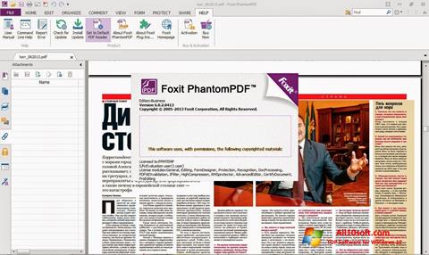 Skärmdump Foxit Phantom för Windows 10
