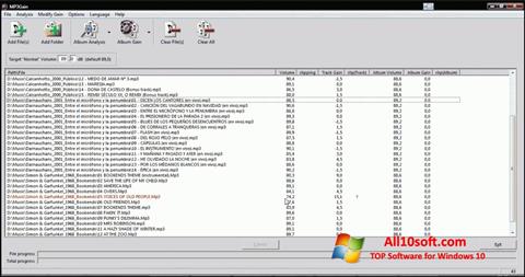 Skärmdump MP3Gain för Windows 10
