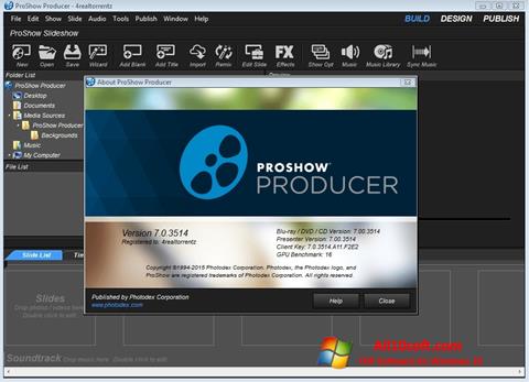 Skärmdump ProShow Producer för Windows 10