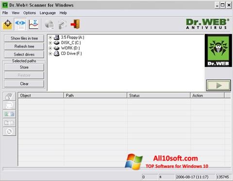 Skärmdump Dr.Web för Windows 10