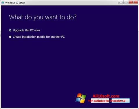 Skärmdump Media Creation Tool för Windows 10