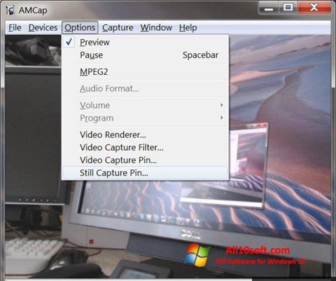 Skärmdump AMCap för Windows 10