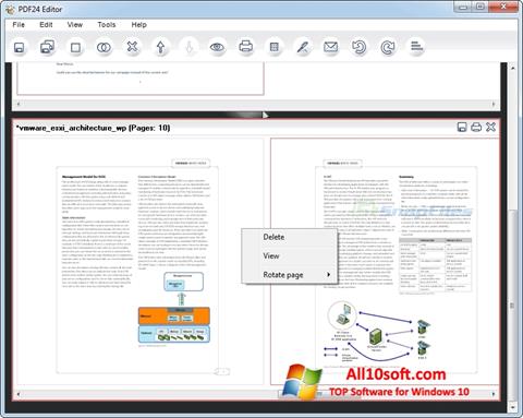 Skärmdump PDF24 Creator för Windows 10