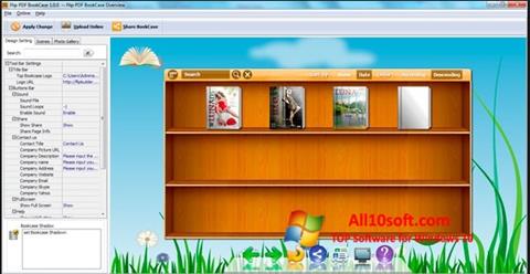 Skärmdump Bookshelf för Windows 10