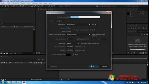 Skärmdump Adobe After Effects CC för Windows 10