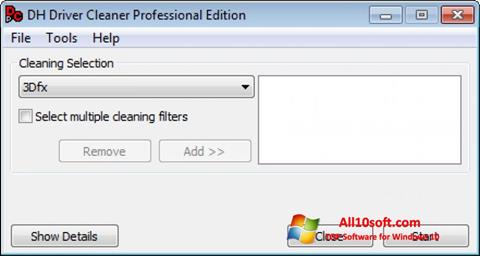 Skärmdump Driver Cleaner för Windows 10