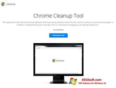 Skärmdump Chrome Cleanup Tool för Windows 10