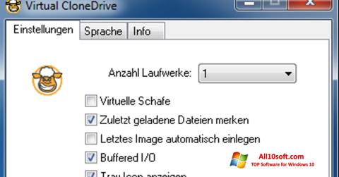 Skärmdump Virtual CloneDrive för Windows 10