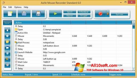 Skärmdump Mouse Recorder för Windows 10