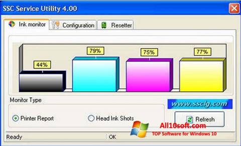 Skärmdump SSC Service Utility för Windows 10