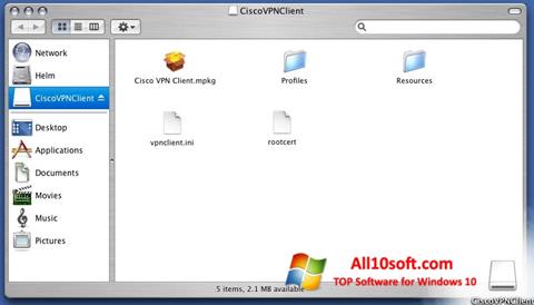 Skärmdump Cisco VPN Client för Windows 10