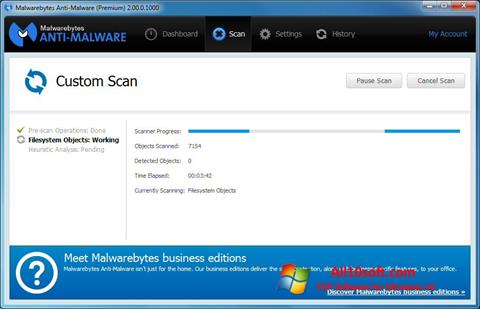 Skärmdump Malwarebytes Anti-Malware för Windows 10