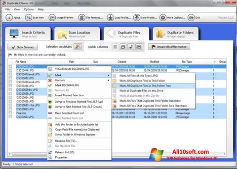 Skärmdump Duplicate Cleaner för Windows 10