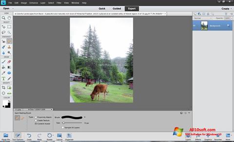 Skärmdump Photoshop Elements för Windows 10