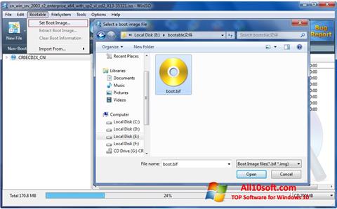 Skärmdump WinISO för Windows 10