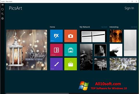 Skärmdump PicsArt för Windows 10