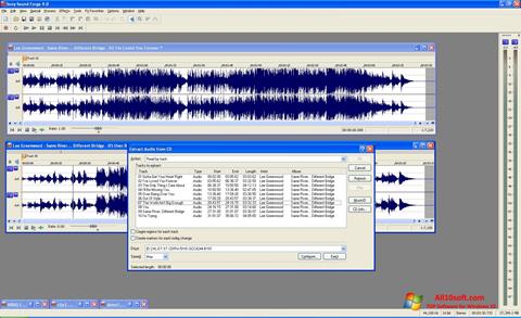 Skärmdump Sound Forge för Windows 10