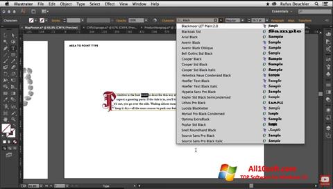 Skärmdump Adobe Illustrator för Windows 10