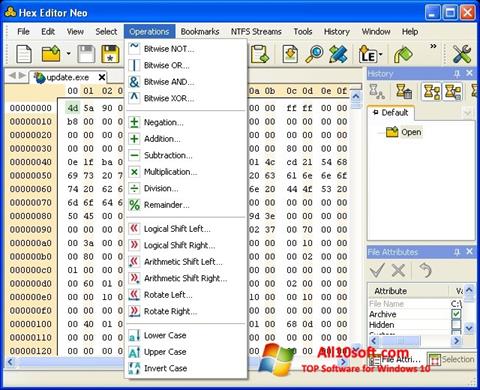 Skärmdump Hex Editor Neo för Windows 10