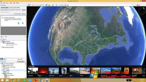 Skärmdump Google Earth Pro för Windows 10