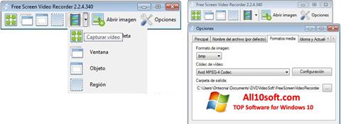 Skärmdump Free Screen Video Recorder för Windows 10