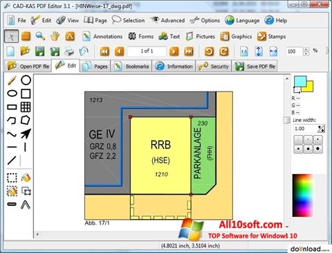 Skärmdump PDF Reader för Windows 10