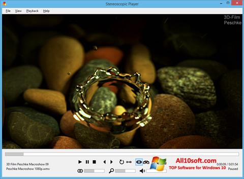 Skärmdump Stereoscopic Player för Windows 10