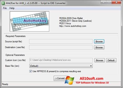 Skärmdump AutoHotkey för Windows 10