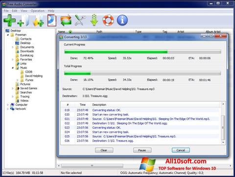 Skärmdump Free Audio Converter för Windows 10