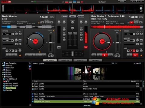 Skärmdump Virtual DJ Pro för Windows 10
