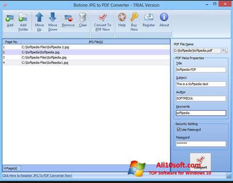 Skärmdump Image To PDF Converter för Windows 10