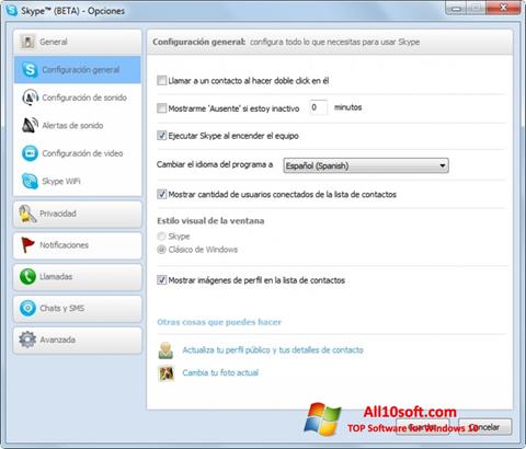 Skärmdump Skype Beta för Windows 10