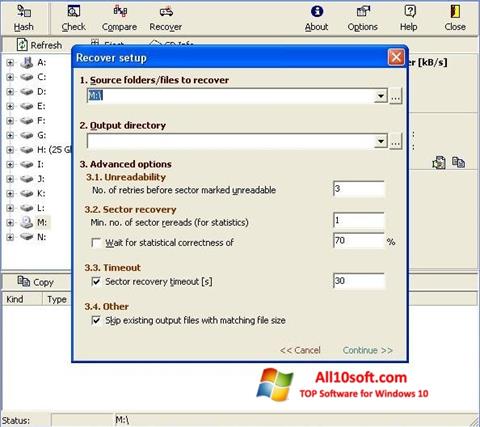 Skärmdump CDCheck för Windows 10