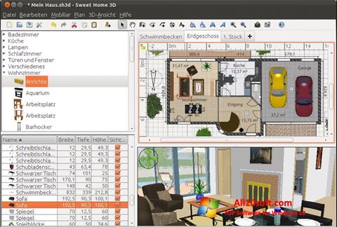 Skärmdump Sweet Home 3D för Windows 10