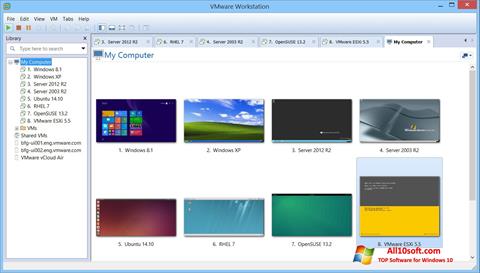Skärmdump VMware Workstation för Windows 10