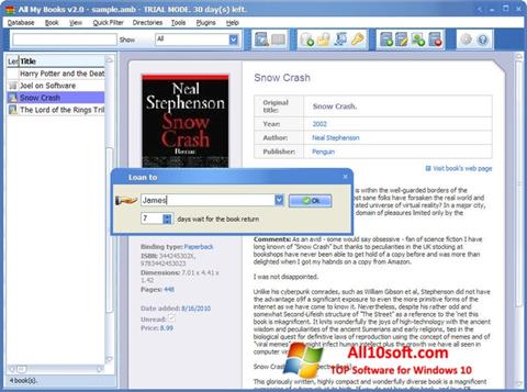 Skärmdump All My Books för Windows 10