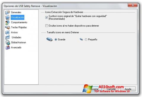 Skärmdump USB Safely Remove för Windows 10