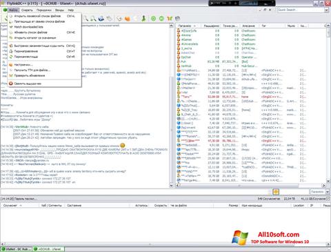 Skärmdump FlylinkDC++ för Windows 10